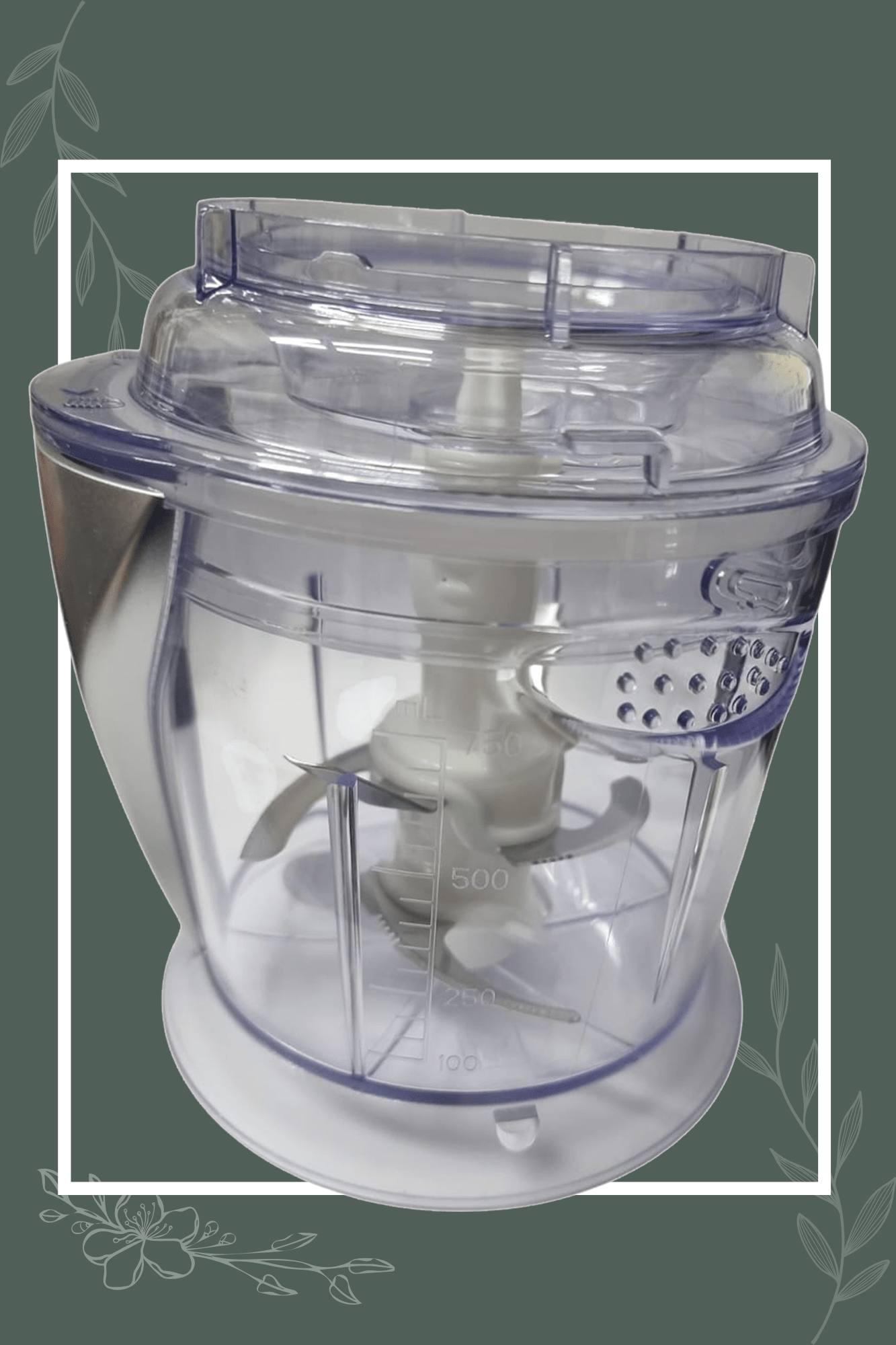 קערה ,מכסה וסכין רב תכליתית סט