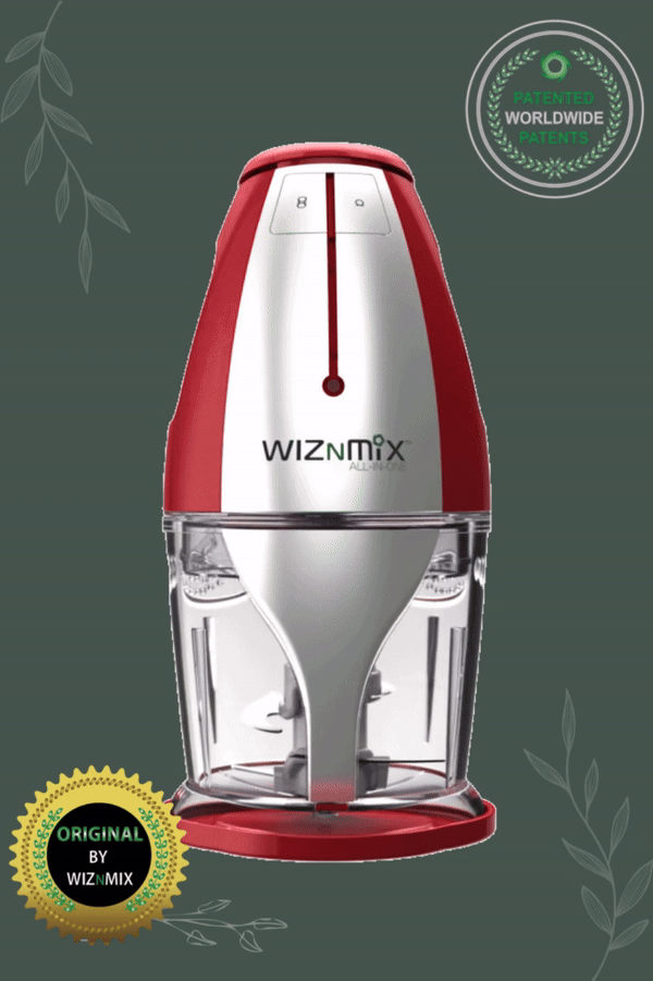 WIZNMIX All-In-One Combo-Box עם אביזר מסחטת מיצים